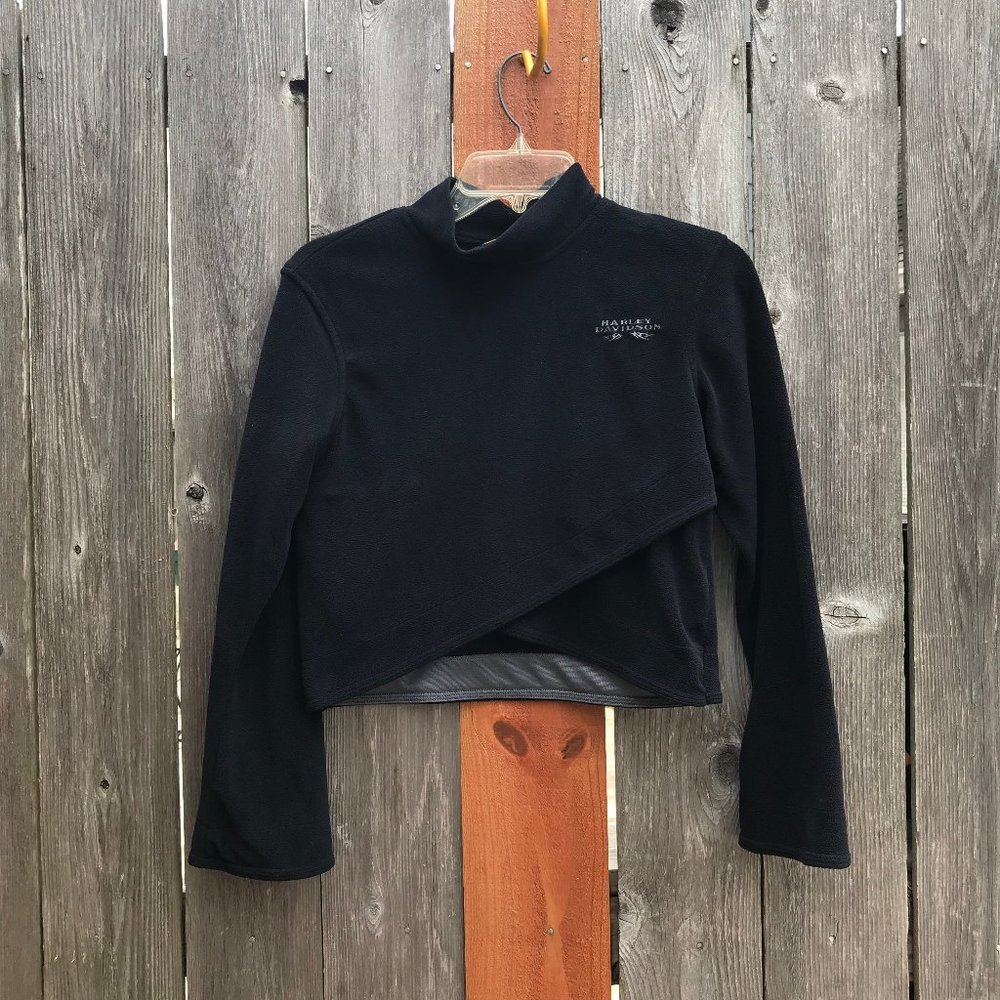 Harley Davidson Small Long Sleeve Crop Sweater